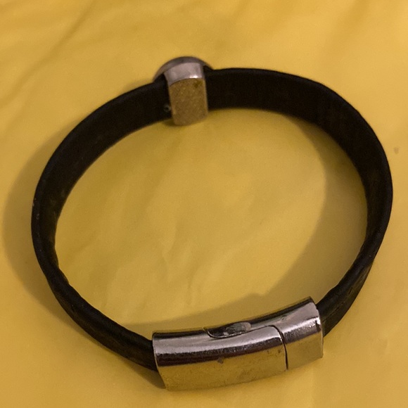 Handmade Genuine Cork Bracelet with Anchor Charm - Picture 4 of 4